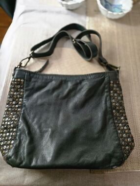 Costanza Rota Women’s Unique Studded Leather Shoulder Bag